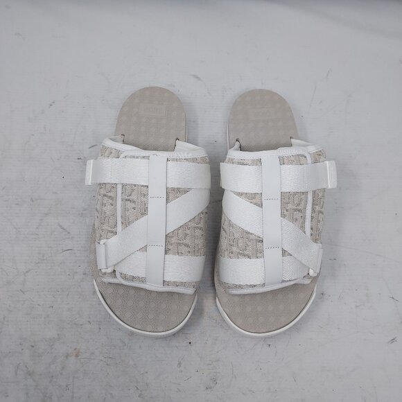 Dior Oblique White Alpha Sandal WOMENS Slide - Picture 6 of 10